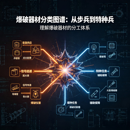 从“步兵”到“特种兵”:爆破器材的分类图谱
